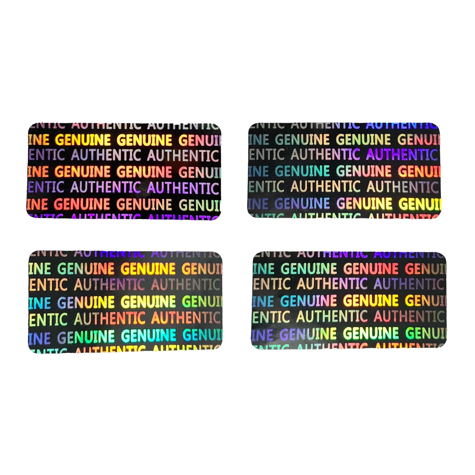 200pcs/400pcs 30x15mm Security Warranty Void Tamper-proof Genuine Authentic Hologram Labels Stickers for Packaging Sealing