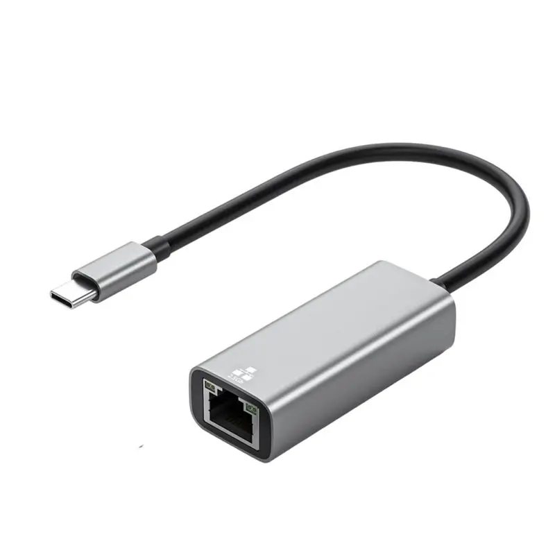 2500Mbps Ethernet Adapter USB 3.0 Type C To RJ45 Network Card USB Cable For Laptop DTC711.11