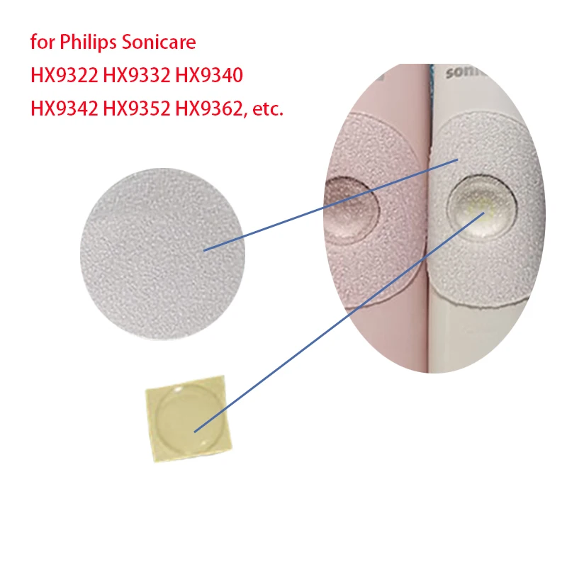 For Philips Sonicare HX93 Series Shell Button Waterproof Sticker Electric Toothbrush Switch Button Waterproof Parts