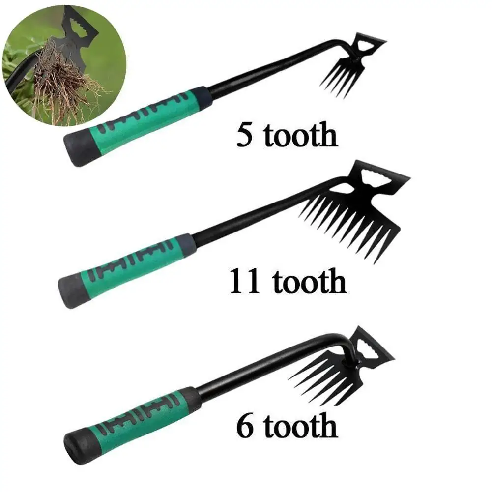 Garden Weeding Tool 5/6/11 Teeth Weed Extractor Removal Agricultural Bonsai Tool Garden Supplies Horticulture For Home Outdoors