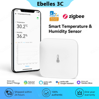 eWeLink APP Smart ZigBee Temperature Humidity Sensor with Lanyard Mini Indoor Hygrometer Thermometer for HA MQTT Alexa Google