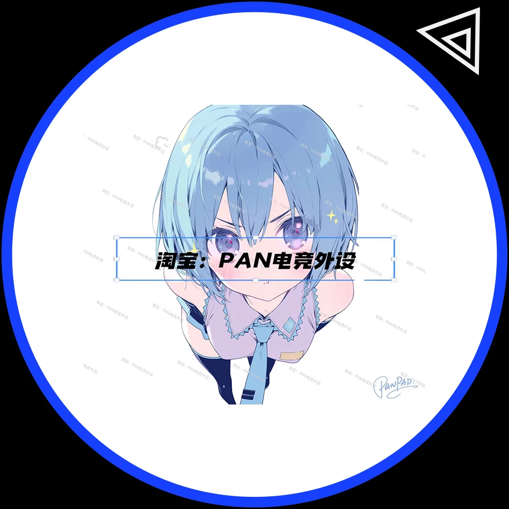 PAN Esports Summer Glass Mousepad Smooth and Speed Mouse Pad Coating Full Coverage Primer For TTK APEX CSGO PC Accessories Gifts