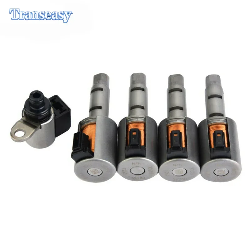 5PCS JF015E RE0F11A CTV Transmission Solenoid Kit Fits For Nissan Note Sentra Tiida Versa Car Accessories