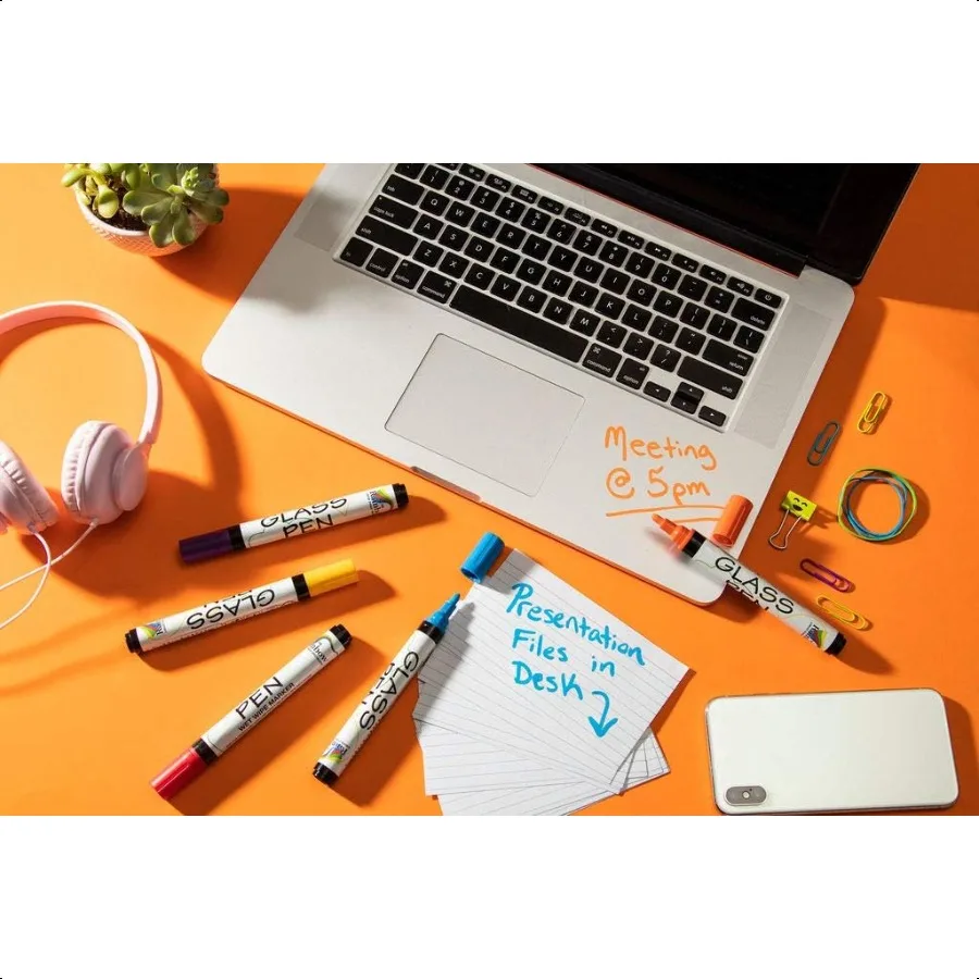 قلم تحديد نافذة القلم الزجاجي: علامات الطباشير السائلة لعلامة السيارة الزجاجية أو قلم مرآة مع طلاء قابل للغسل لنوافذ التخرج للسيارة