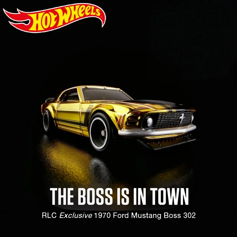 Hot Wheels – modèle de Simulation Rlc 1/64 Ford Mustang Boss 302, jouet de voiture, cadeaux de vacances, objets de collection, ornements de bureau, nouvelle collection