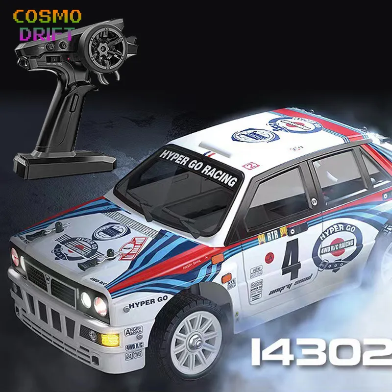 MJX 14302 1/14 Brushless 4WD RC Drift Rally Car High‑Speed Flat‑Run Racing Hobby Remote Control Model Professional Gift Toy