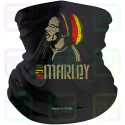 Bob Marley Striped Beanie Mens Heather Brown New Reggae Music Black Bandana Mask Scarf Neck Gaiter Mouth Cover