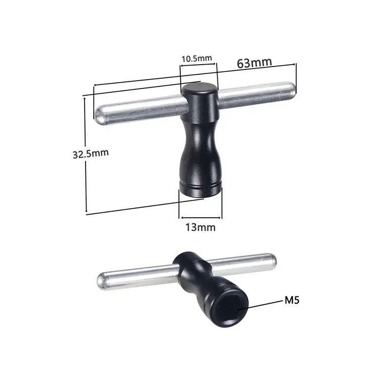 DIY M5 llave de tornillo tapa de hélice tuerca hexagonal herramienta de liberación rápida para RC FPV RC Drone multicóptero Quadcopter piezas de control remoto 2306 2307 Motor