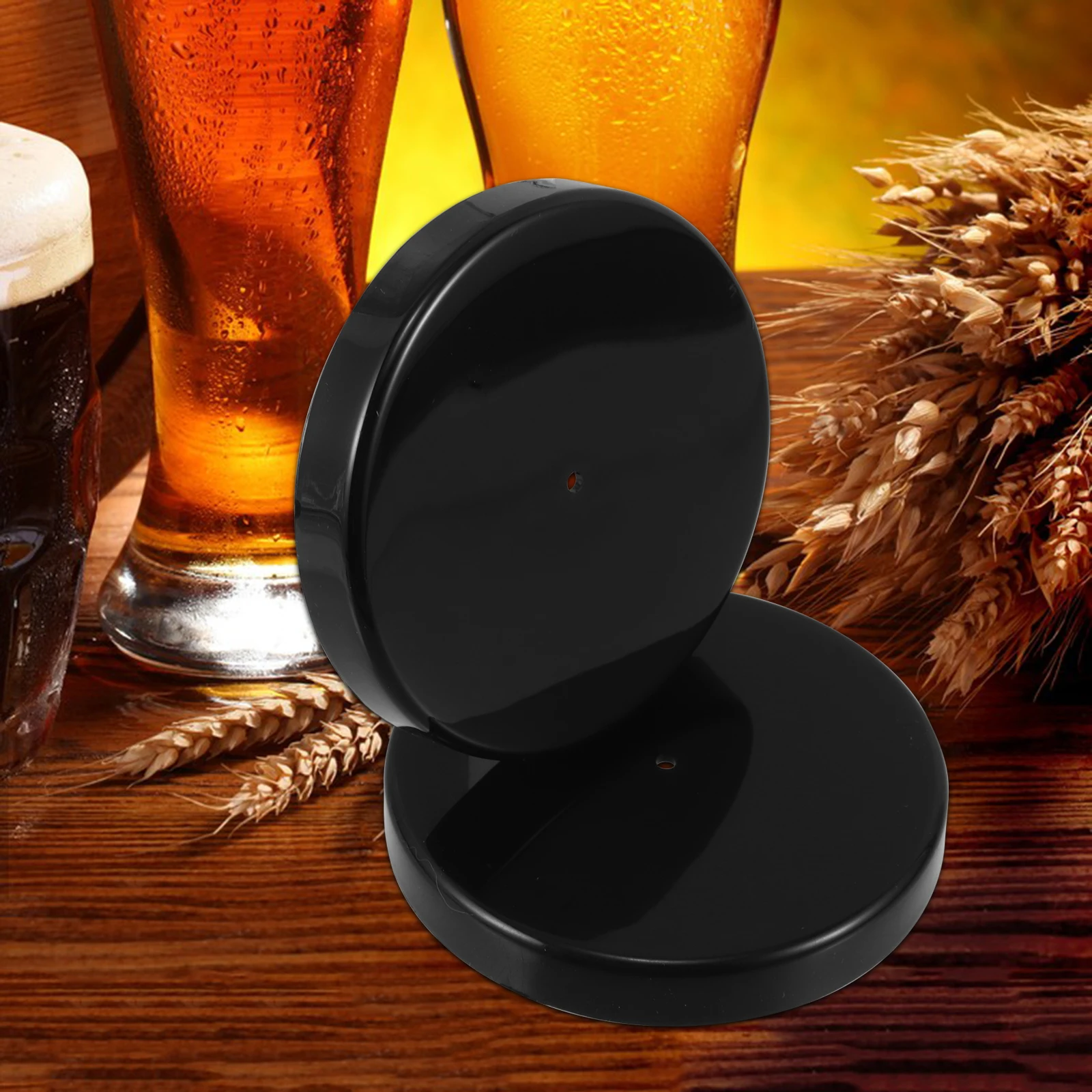 

2Pcs Beer Tower Lid: 1.5L Commercial Drink Dispenser Replacement Cap for Bars Restaurants Pubs Parties