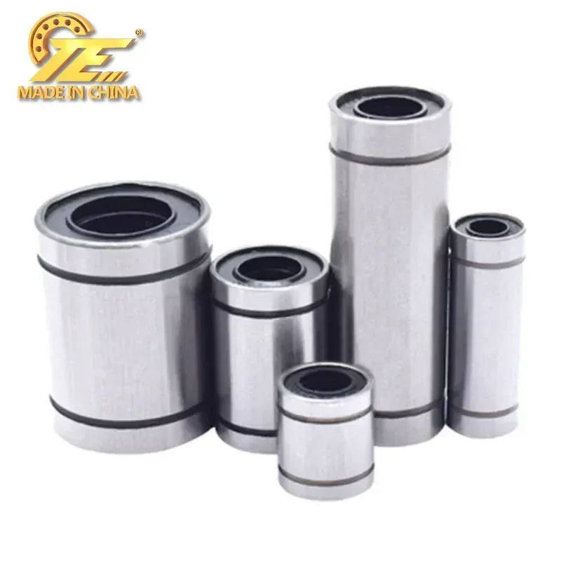 10PCS LM8UU LM10UU LM16UU LM12UU Linear Ball Bearing Linear Bushing 8mm Rods Liner Rail Linear Shaft Parts DIY CNC 3D Printer