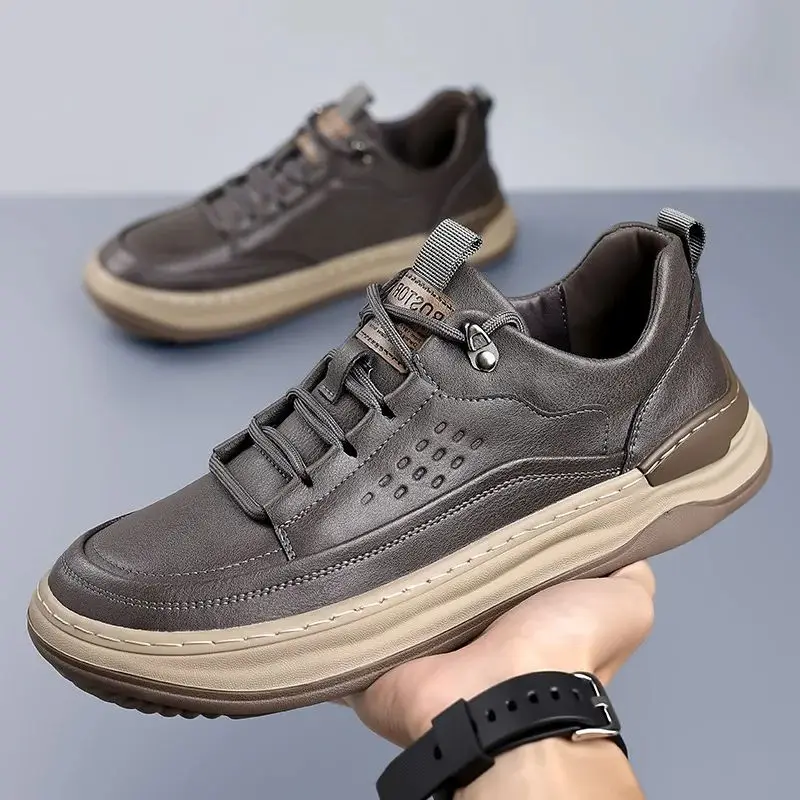 

Fashionable Men Shoes 2025 Autumn New Men's Soft-soled Outdoor Casual Sports Shoes Thick-soled Shoes Casual Sneakers Size 38-44