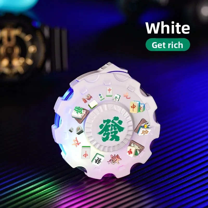Internet Celebrity Glowing Rotating Windproof Lighter, Inflatable Cool Stress-relieving Top, Perfect Gift for Your Boyfriend