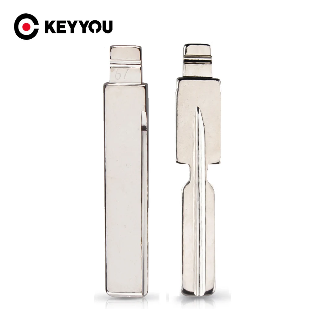 KEYYOU For BMW E81 E46 E39 E63 E38 E83 E53 E36 E85 1 2 3 Series NO.67 NO.18 Filp Remote Key Blade