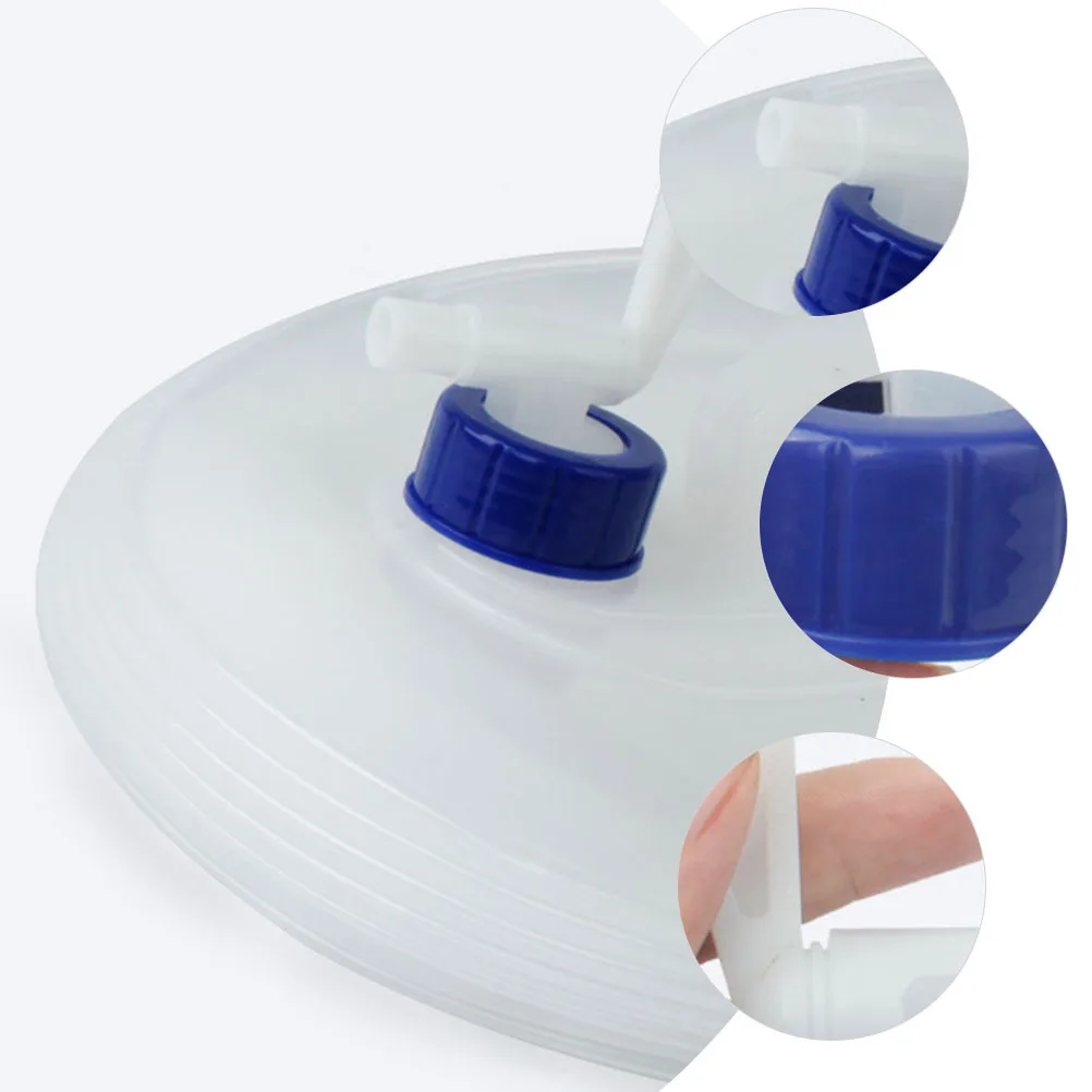 

2Pcs Easy Install Foldable Water Buckets Pe Bags for Car Storage Camping Fishing Water Bucket Car Storage Bucket