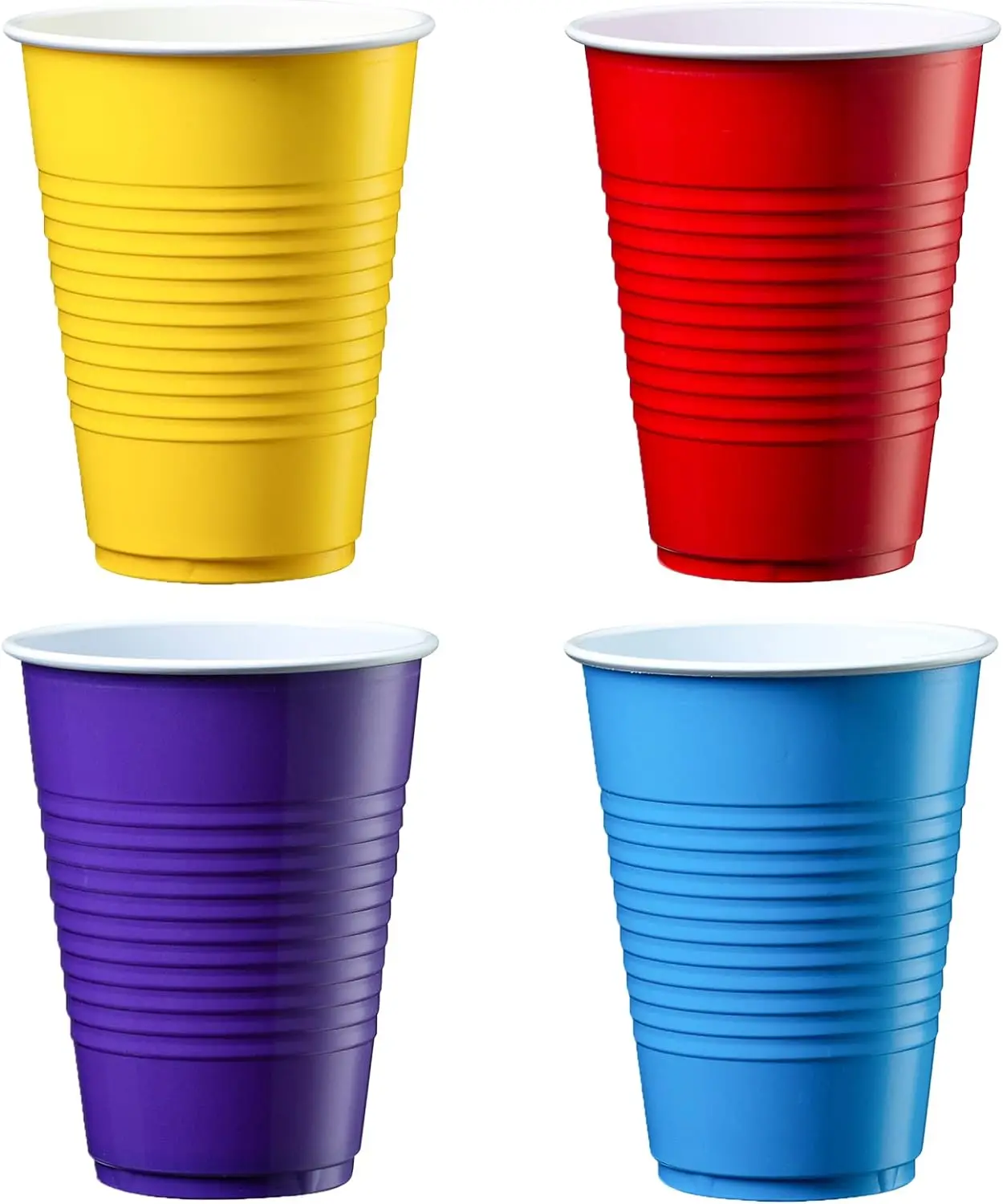 

Pack 50PCS of 16OZ Party Cups for Beer Pong Game Drinks Soda Punch, Barbecue, Cola or Water Disposable Cups Beer Pong Game