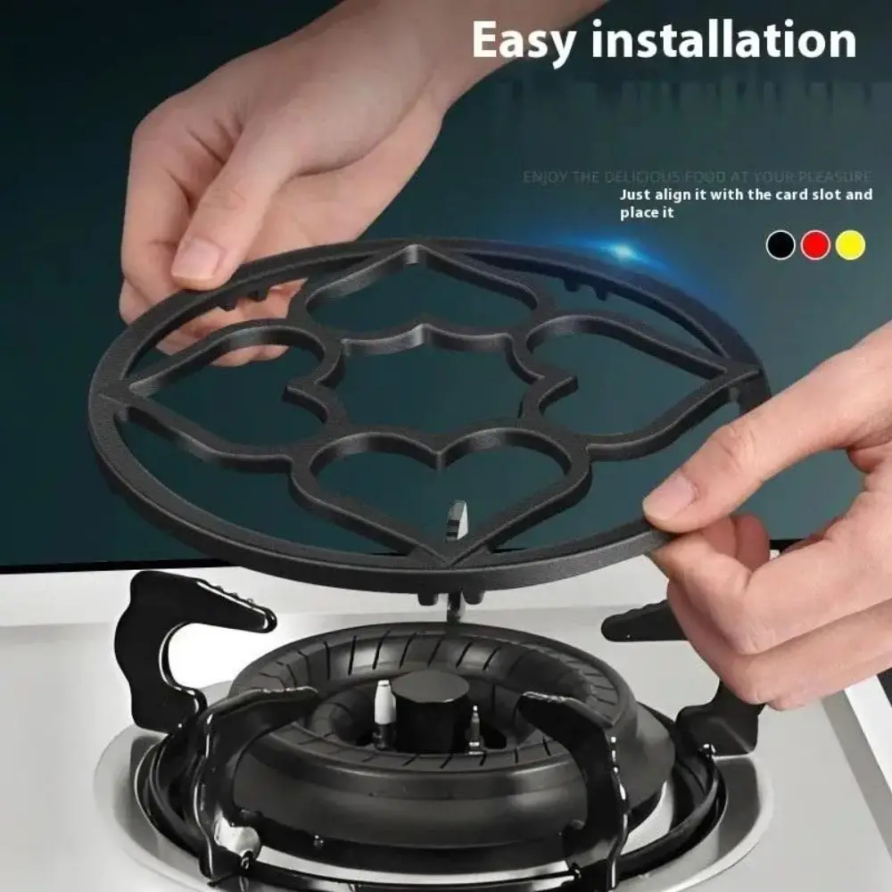 

Stable Universal Gas Stove Stand Cast Iron 4/5 Claws Gas Stove Bracket Anti-skid Detachable Rack Gas Stove Cooker Ring Kitchen