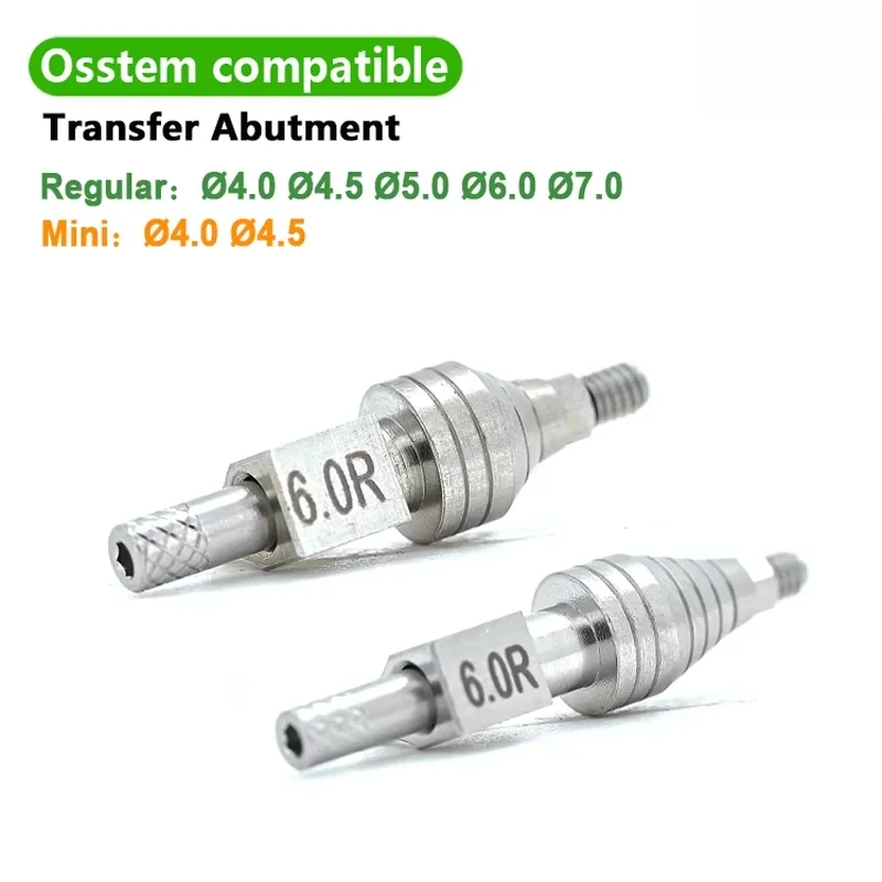 For OSSTEM Open Tray Impression Coping Transfer Pick-Up for Internal Hex Abutment Titanium Prosthetic Restoration Lab Supplies