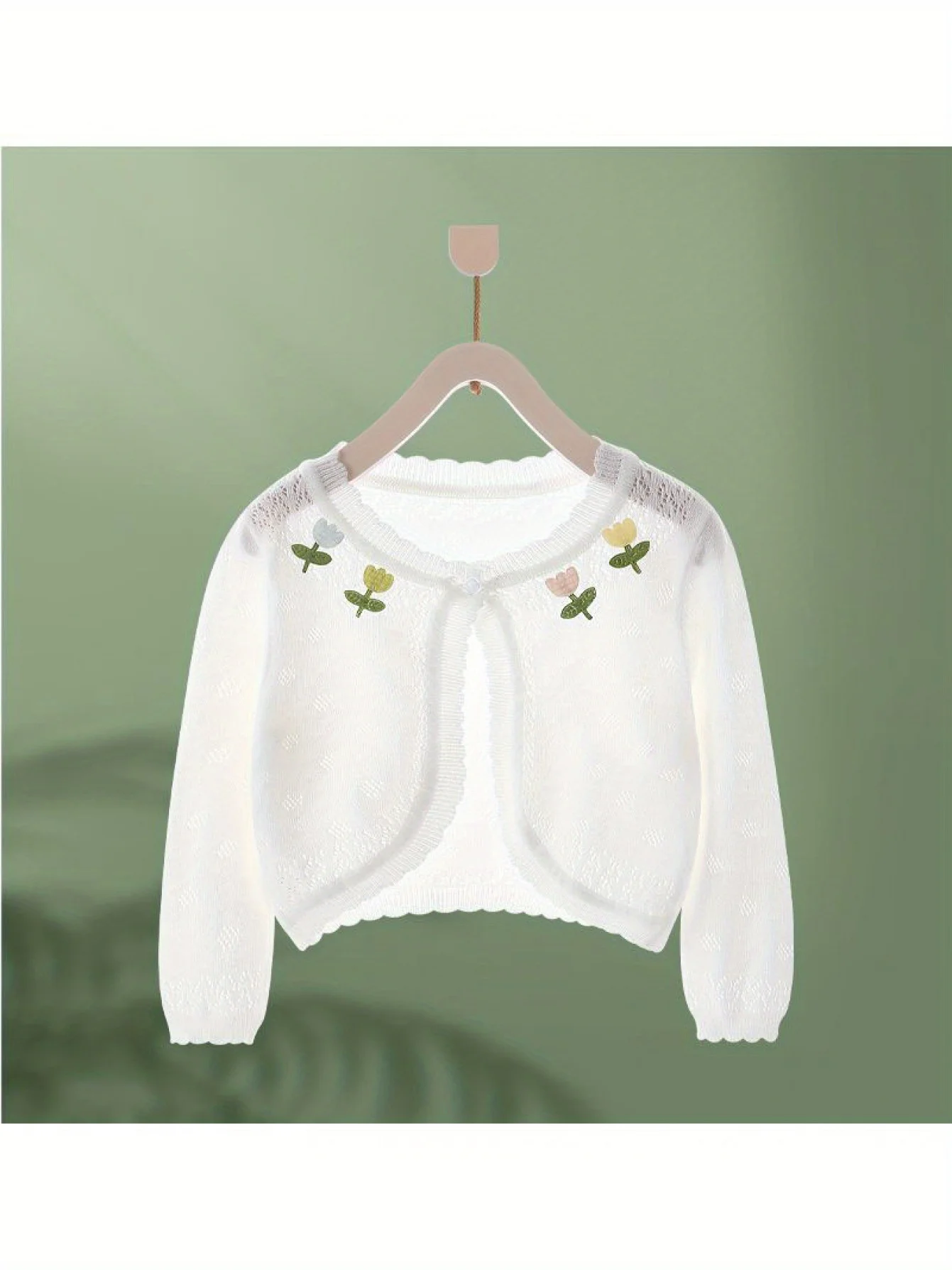 Girls' Outwears, Spring & Fall Thin Styles, Baby Girls' Fashionable Knitted Knitwears, Spring Cardigans, Baby Knitwears