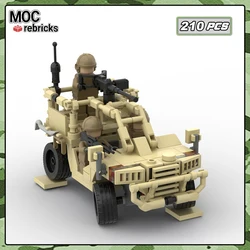 MOC Leopard Cat Assault Vehicle Building Blocks Model Infantry Fighting Vehicle Technology Bricks Toys Children's Birthday Gift