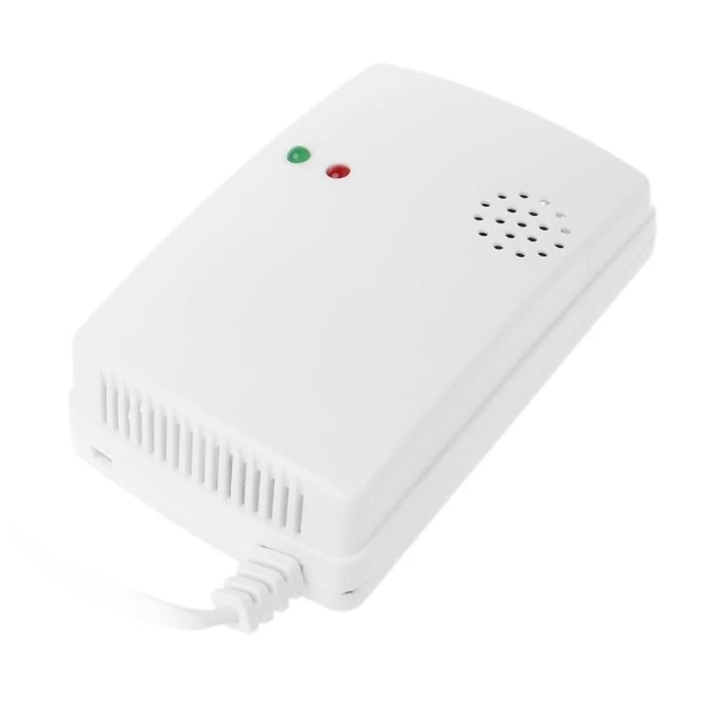 Детектор утечки природного газа утечка утечки газа с помощью звуковой и светодиодной визуальной сигнализации лучшая продажа и