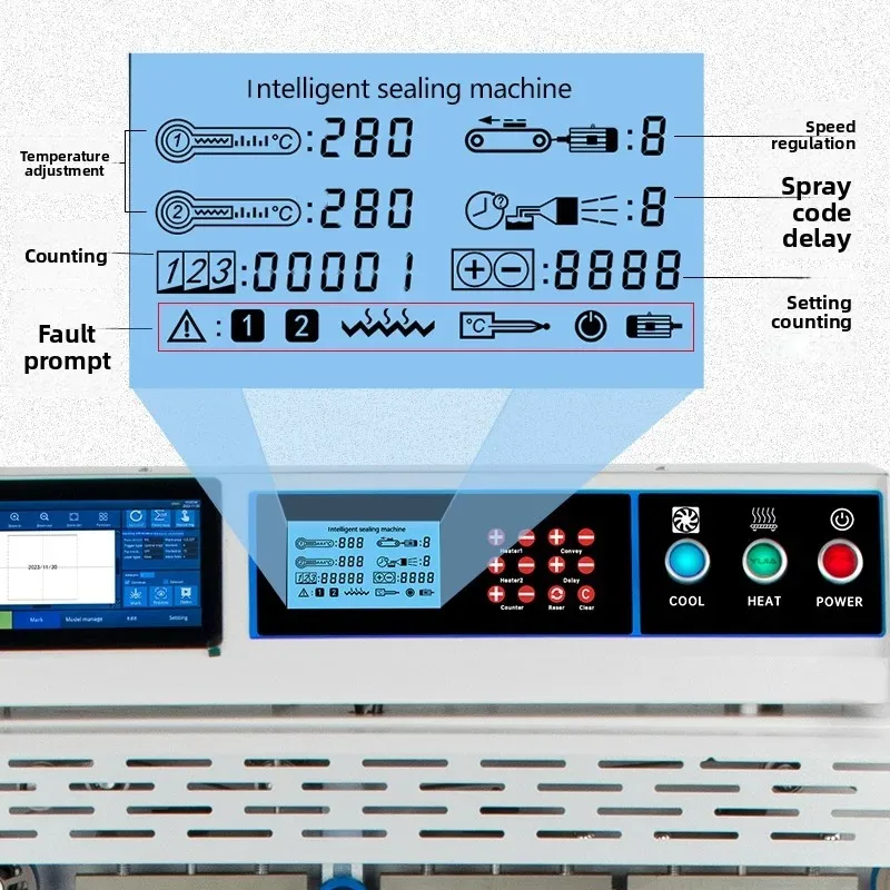 Laser Coding Machine Vacuum Packaging Machine Fiber Optic Snack Chicken Essence Hot Pot Base Aluminum Foil Food Bag Date