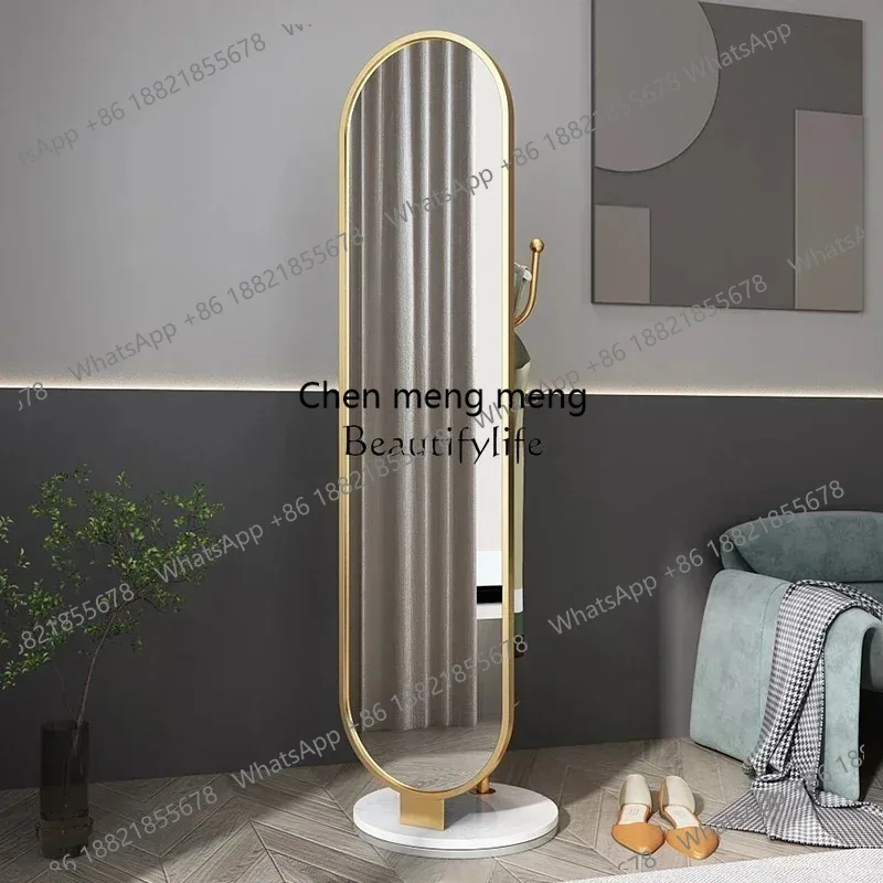 LHY26 ss New style Light luxury simple household full-body mirror vertical hanger integrated multi-function rotating movement ss
