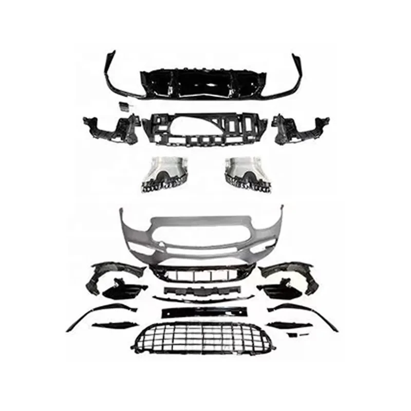 

2021 E Class W213 Upgrade E63s Bodykit Front Car Parts W213 Body Kit With Exhaust Tips Car Bumper