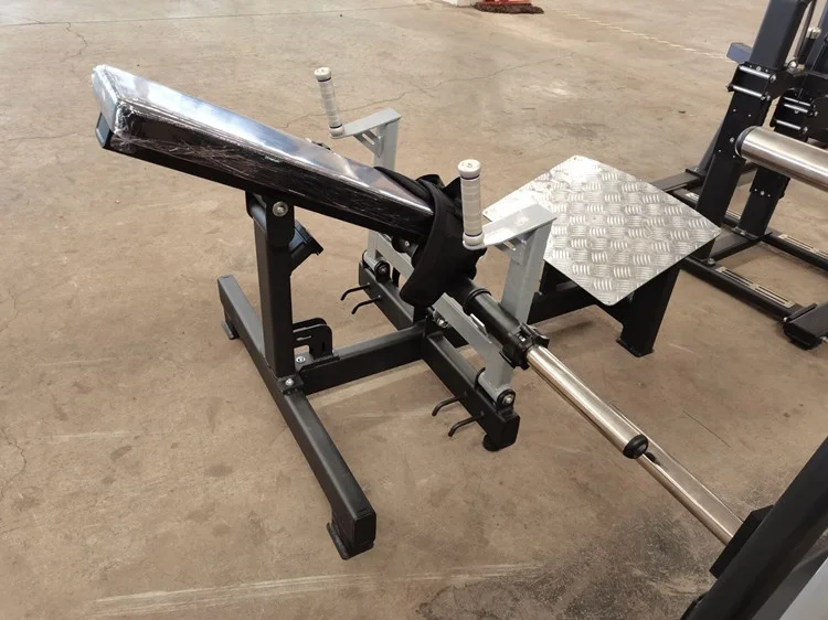 เครื่องบริหารกล้ามเนื้อสะโพกคุณภาพสูงสำหรับการฝึกกล้ามเนื้อสะโพกเชิงพาณิชย์ อุปกรณ์ออกกำลังกายในฟิตเนส