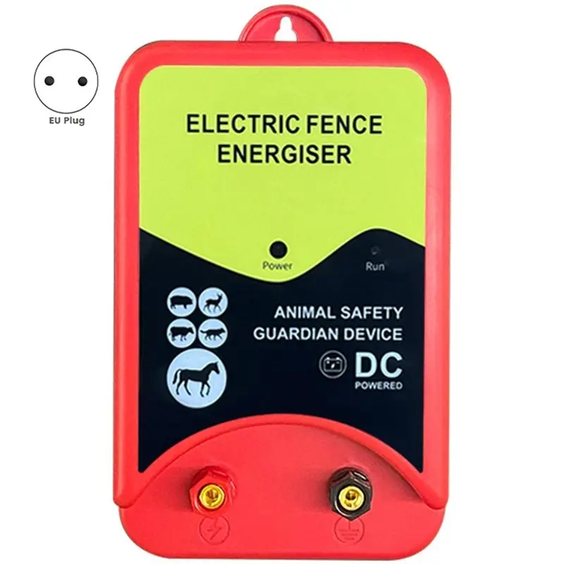 TFTP-High-Voltage Pulse Controller And Portable Fence 12Kv 1.5J Electric Fence Energiser For Farm Ranch EU PLUG
