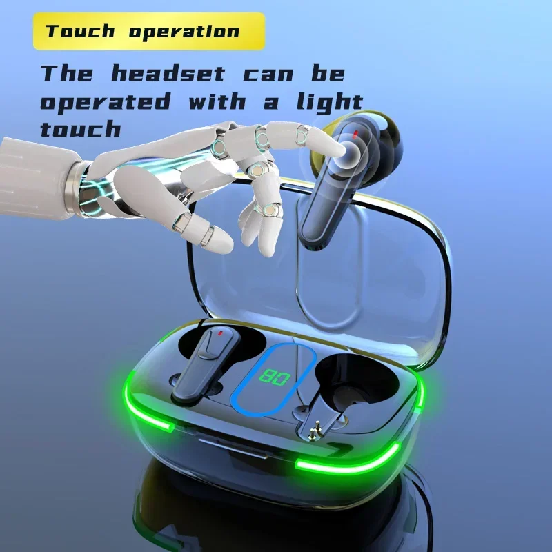 سماعة بلوتوث لاسلكية TWS Air Pro70 أصلية مع ميكروفون LED شاشة ملونة سماعات أذن شحن لاسلكي للهاتف