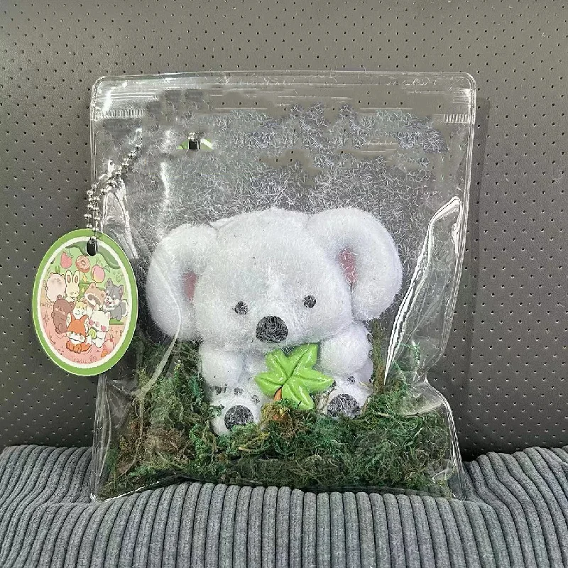 2024 Squishy Kawaii Koala Cartoon Teddy Puppy Animal Adult Child Moss Koala Fidget Toy Cute Birthday Gift For Girl White Dog