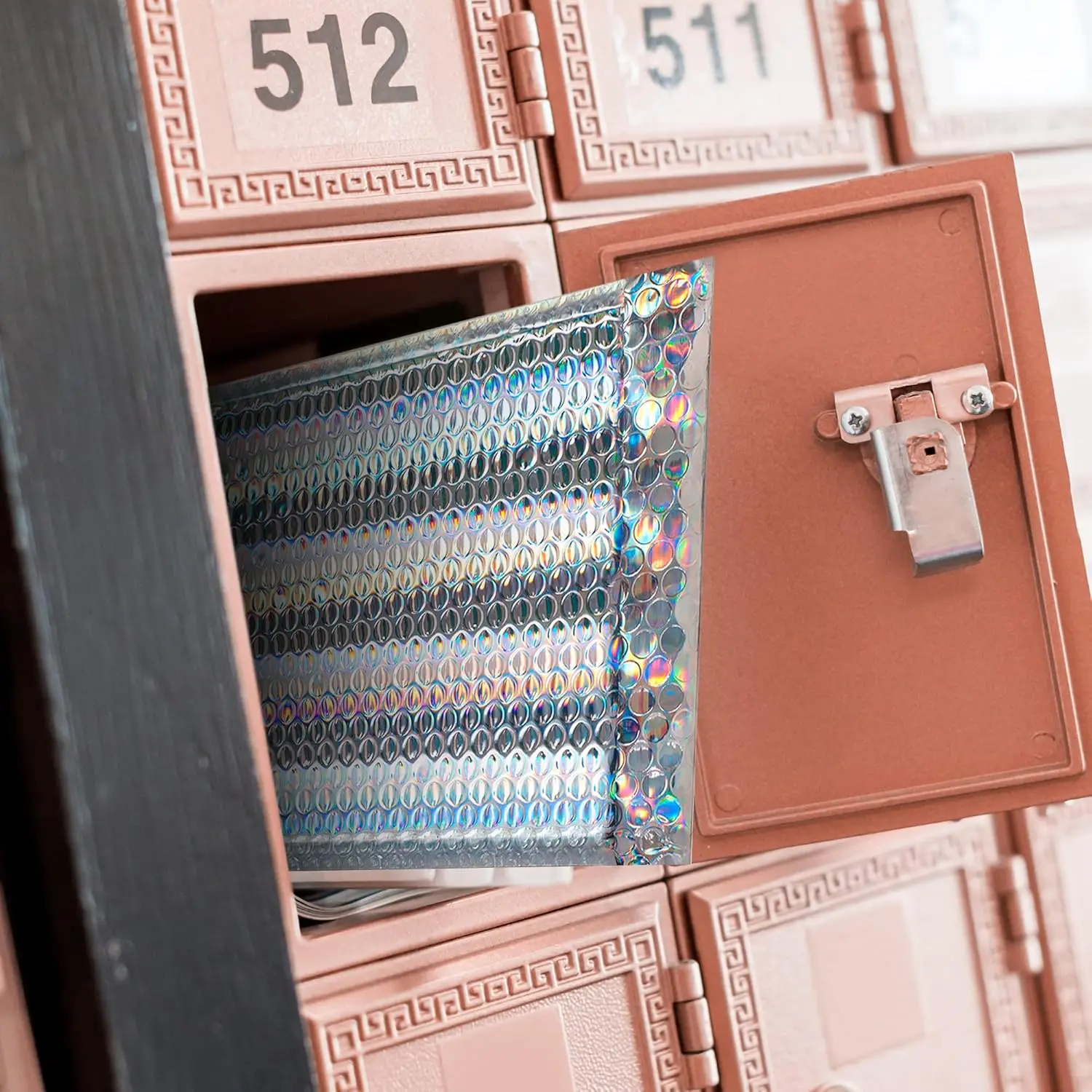 Colorati 50 pezzi buste postali a bolle metalliche buste imbottite in alluminio sacchetti postali alluminati confezione regalo buste imbottite per spedizione