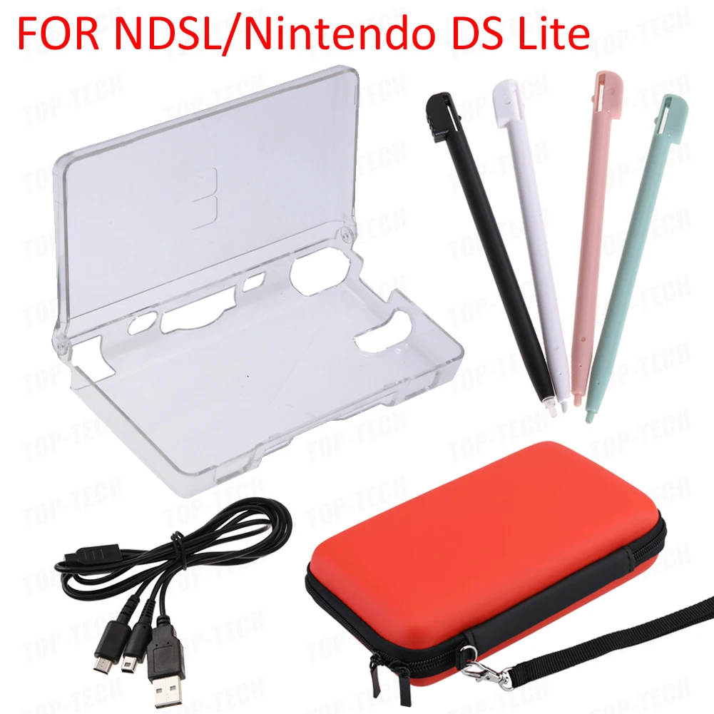 Жесткий прозрачный чехол из поликарбоната для Nintendo DS Lite, аксессуары для консоли с защитой от царапин