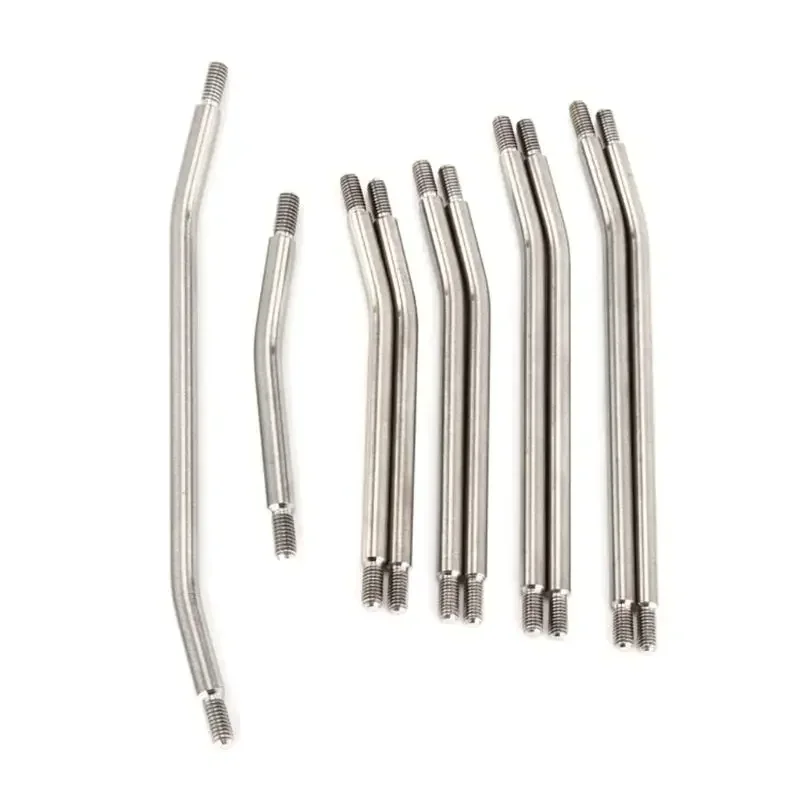 10Pcs/Set Metal Link Set Plastic Rod End for 1/10 RC Crawler Car Axial SCX10 II 90046