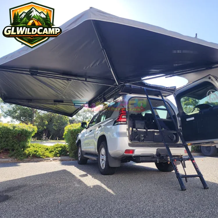 360 180 270 Grad Markise Freistehende Camping-Dachzelt-Markise Outdoor Camper Van Auto-Markise Dach-Seitenmarkise Foxwing 270 Markise