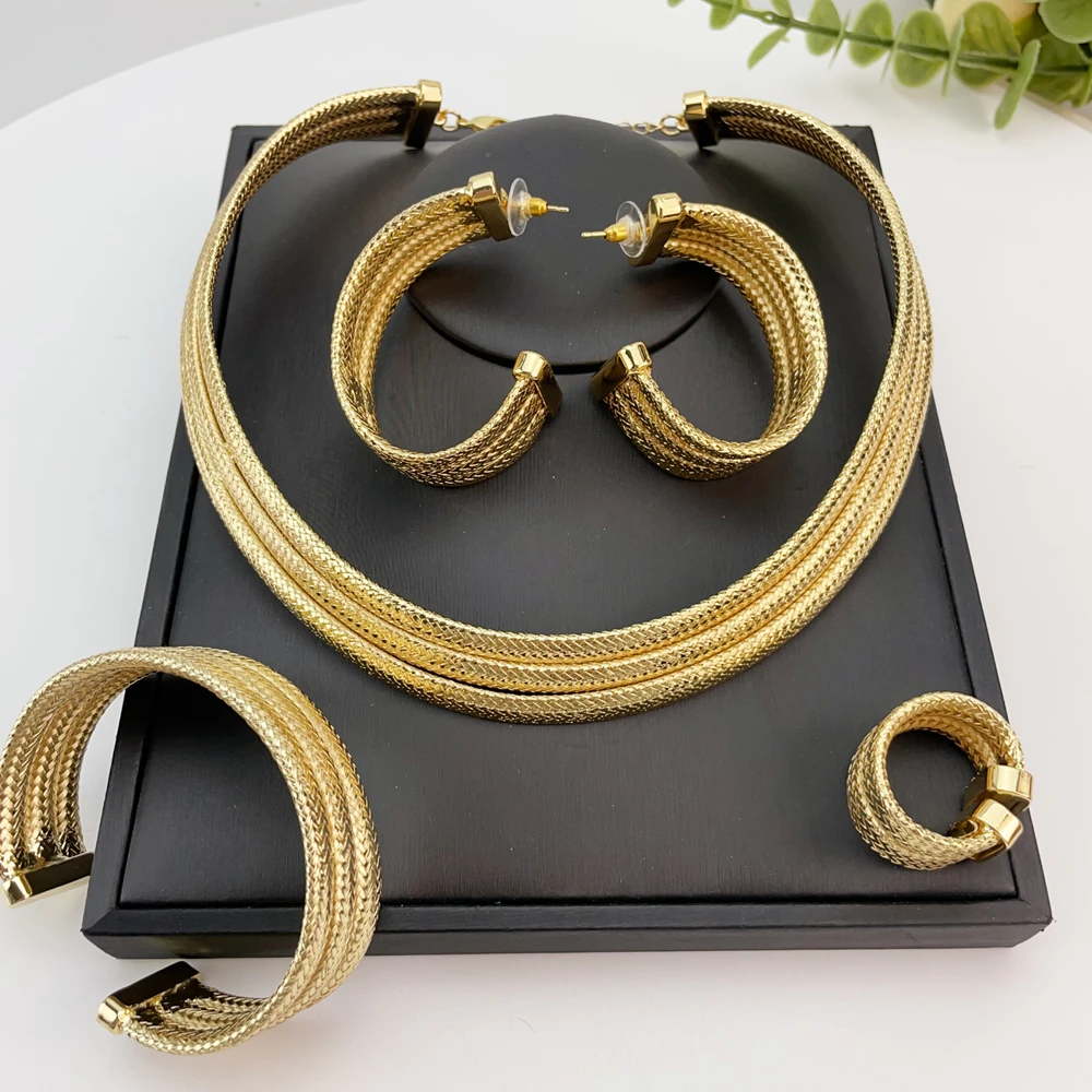 

Высокое качество модный комплект ювелирных изделий зеленый кристалл горный хрусталь ожерелье серьги браслет кольцо женский вечерние свадебный обряд FHK178