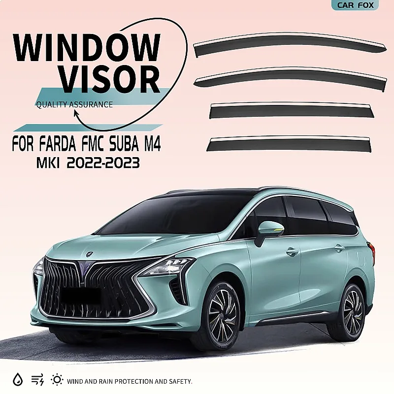 

For Farda FMC Suba M4 2022+ Car Window Visor Rain Sun Shade Windshield Side Awning Auto Accessories