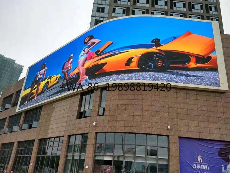 Advertising Screen Outdoor Fixed Led Display Screen HD LED Screen Foldable Bracket Display Panel Customized Size