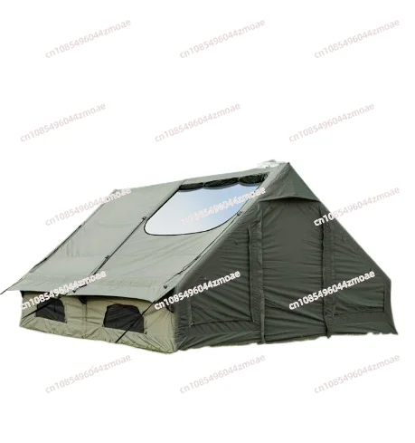 Camping Thickened Sun-Proof Rain-Proof Folding Outdoor Inflatable Tent 17.2 Cotton Skylight Inflatable Tent square meters