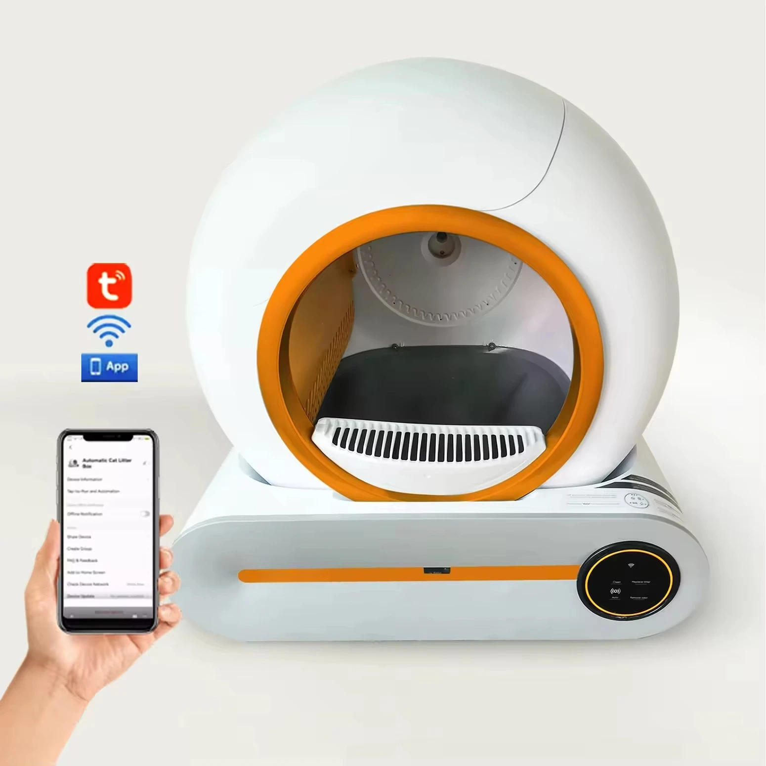 Modern APP Control WIFI Electrical Smart Pet Toilet Intelligent Self Clean Automatic Cat Litter Box