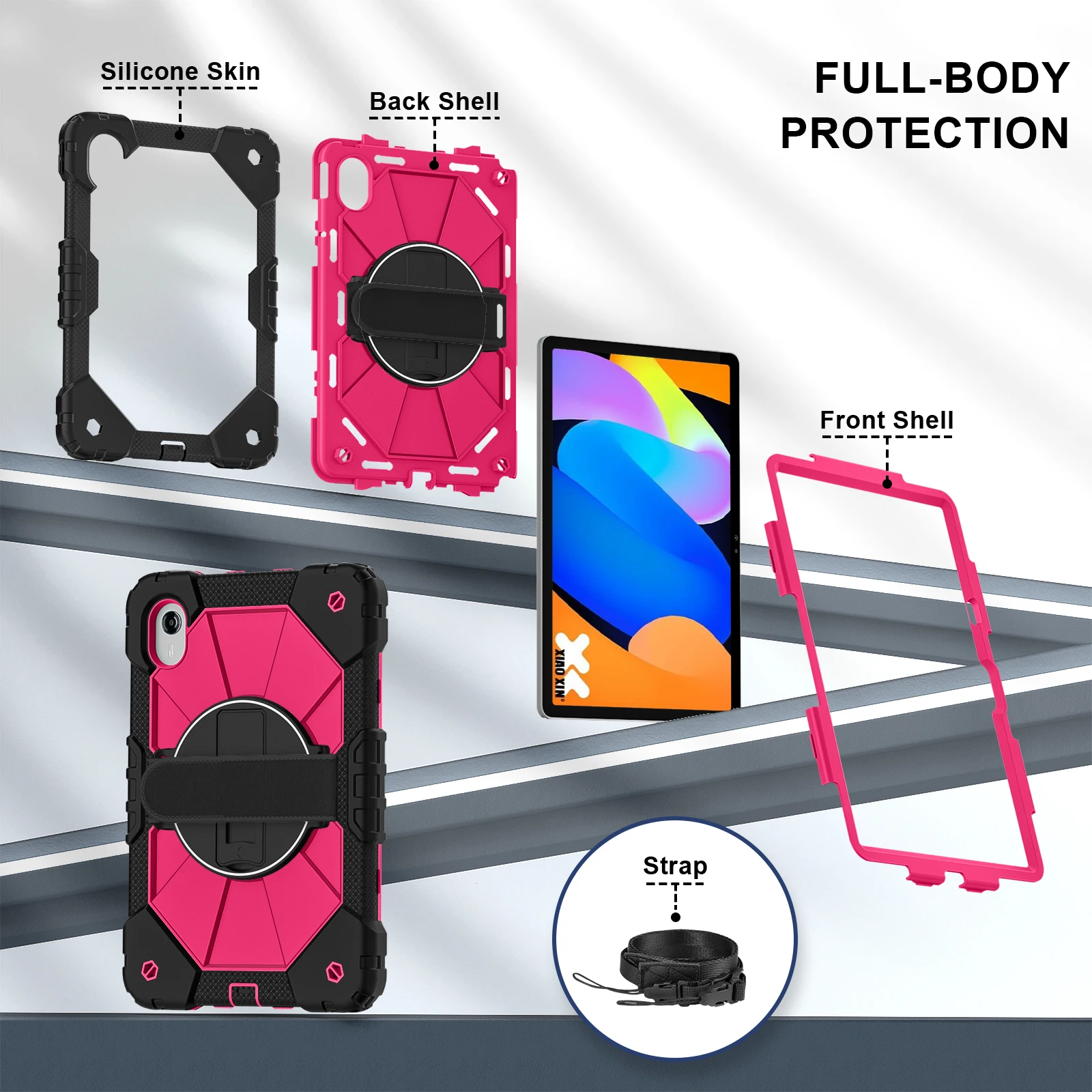 Stand Case Universal For Lenovo Xiaoxin Pad 11 Idea Tab 11 K11 Gen2 M11 K11 2025 2024 TB335FC 336FU ZU 330FU KU XU 331FC Cover