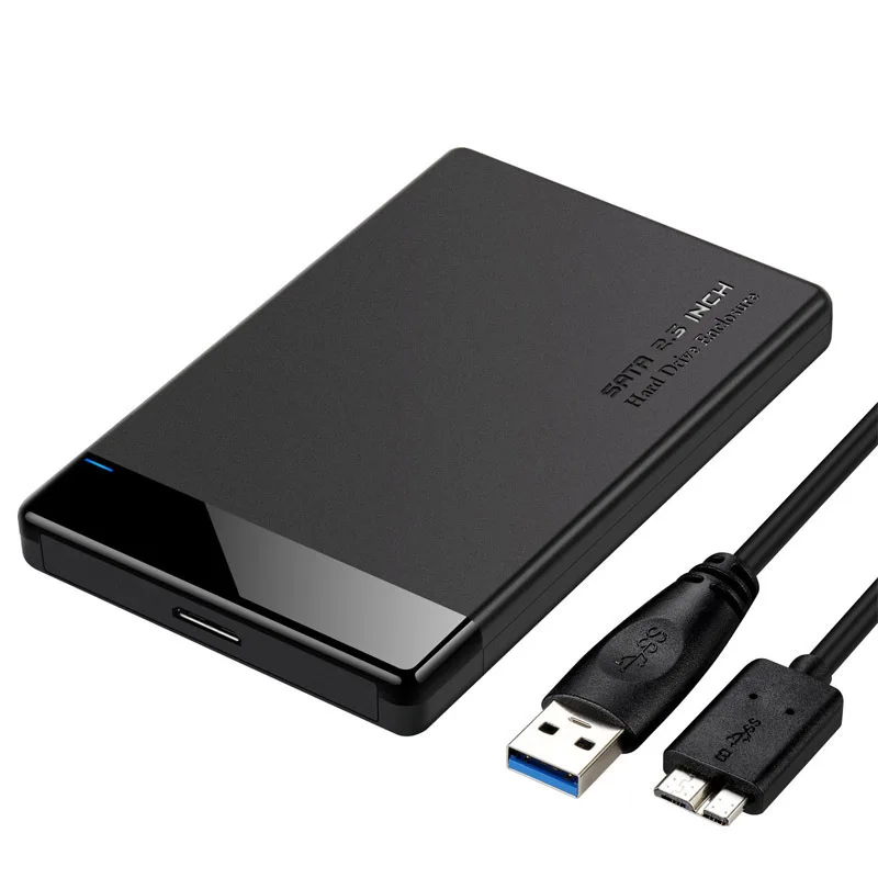 モバイルハードディスクのusb 3.0ノートpc hdd ssdハードドライブのエンクロージャ機械式ケース2.5インチsataシリアルポートは、タイプc 2テラバイト