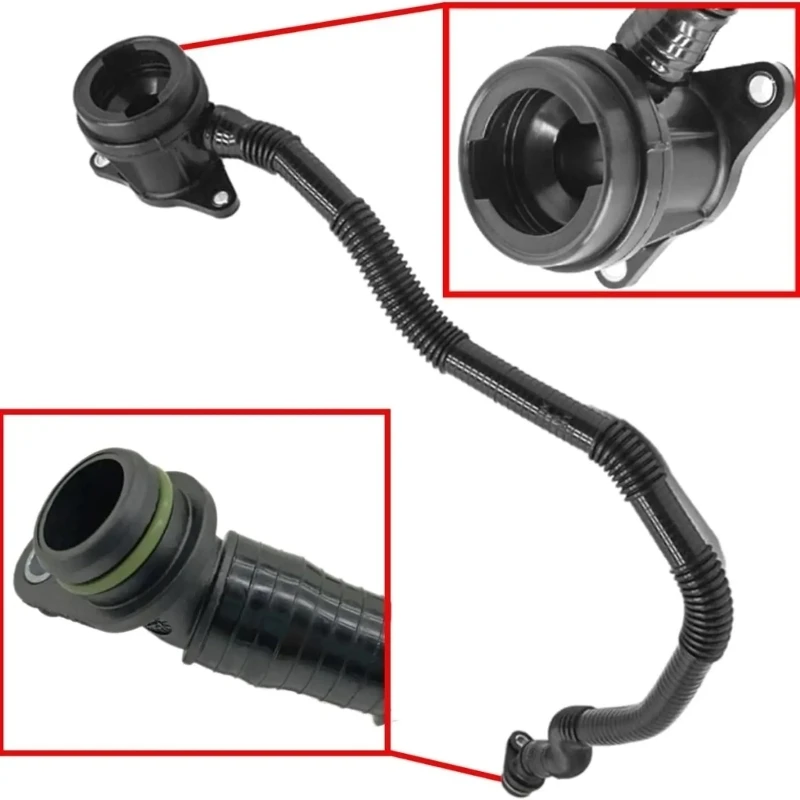 J0MA Heavy Duty Engine Oil Filler Cap And Tube for W176 W242 CLA250 GLA200 GLA220 2700180900 A2700180900 A270010001 270010001