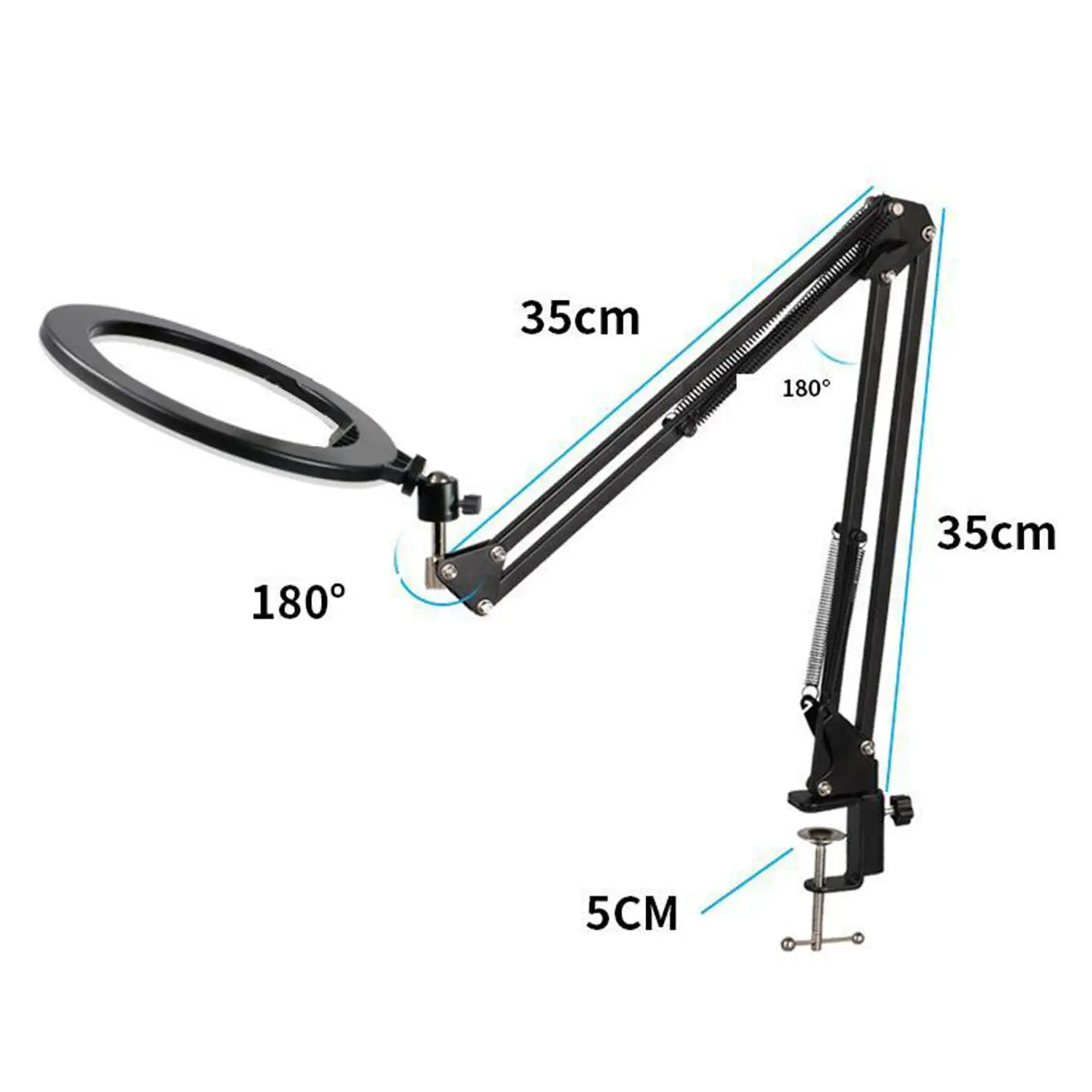 Cell Phone Holder Adjustable Overhead Stand Articulating Arm for Baking