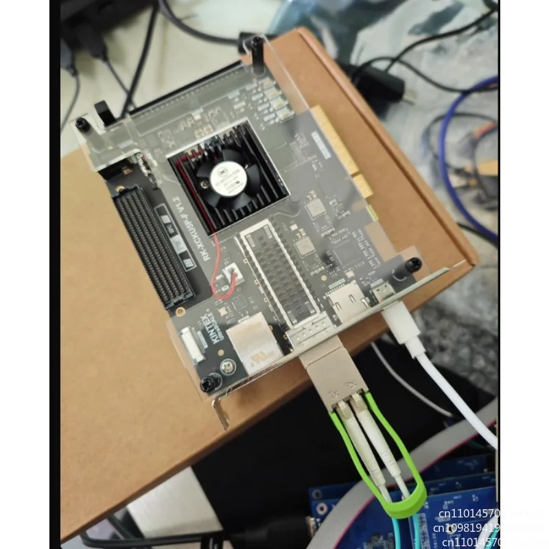 KU5P development board FPGA development board XCKU5P FMC HPC QSFP28 100G optical port PCIE3.0