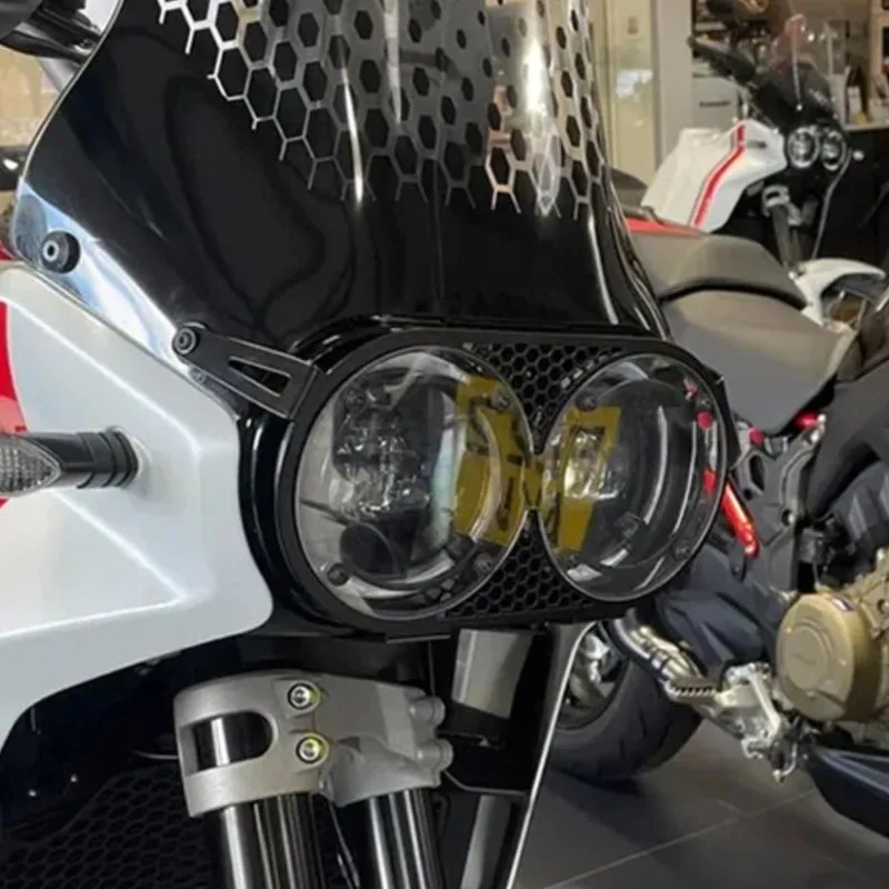 Desert-X Motorcycle Accessories FOR Ducati DesertX Desert X 2022 - 2024 Headlight Grille Guard Protector Head Light Lamp Cover