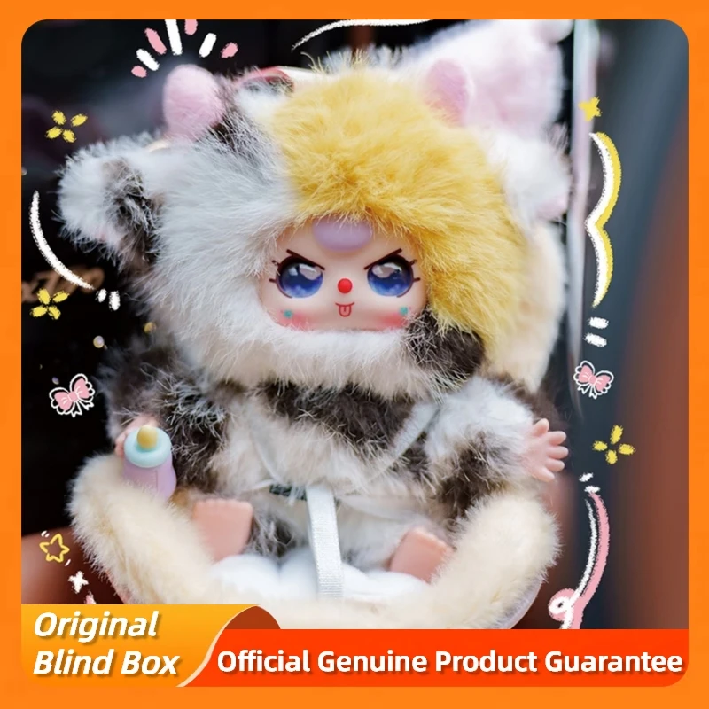 ของแท้ ตุ๊กตาไวนิลรูปเด็กน้อย ซีรีส์รถสามคัน แบบกล่องสุ่ม ของเล่นตุ๊กตาห้อยรถสุดน่ารัก ของเล่นเทรนดี้ ของขวัญสำหรับเด็กผู้หญิง