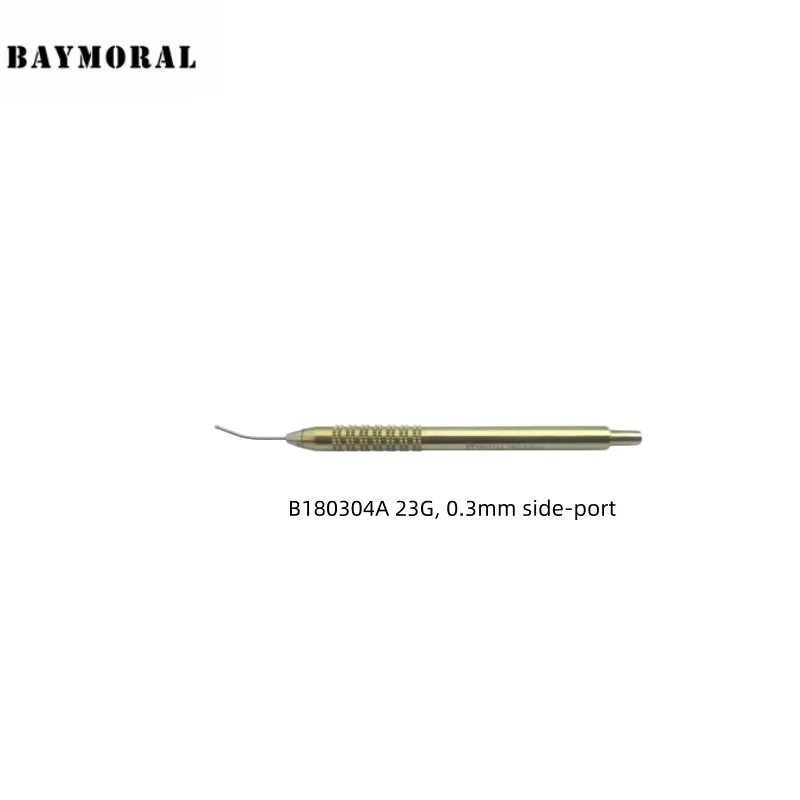 Manipolo per aspirazione bimanuale, manico zigrinato Strumenti chirurgici oftalmici cataratta nel servizio medico degli strumenti