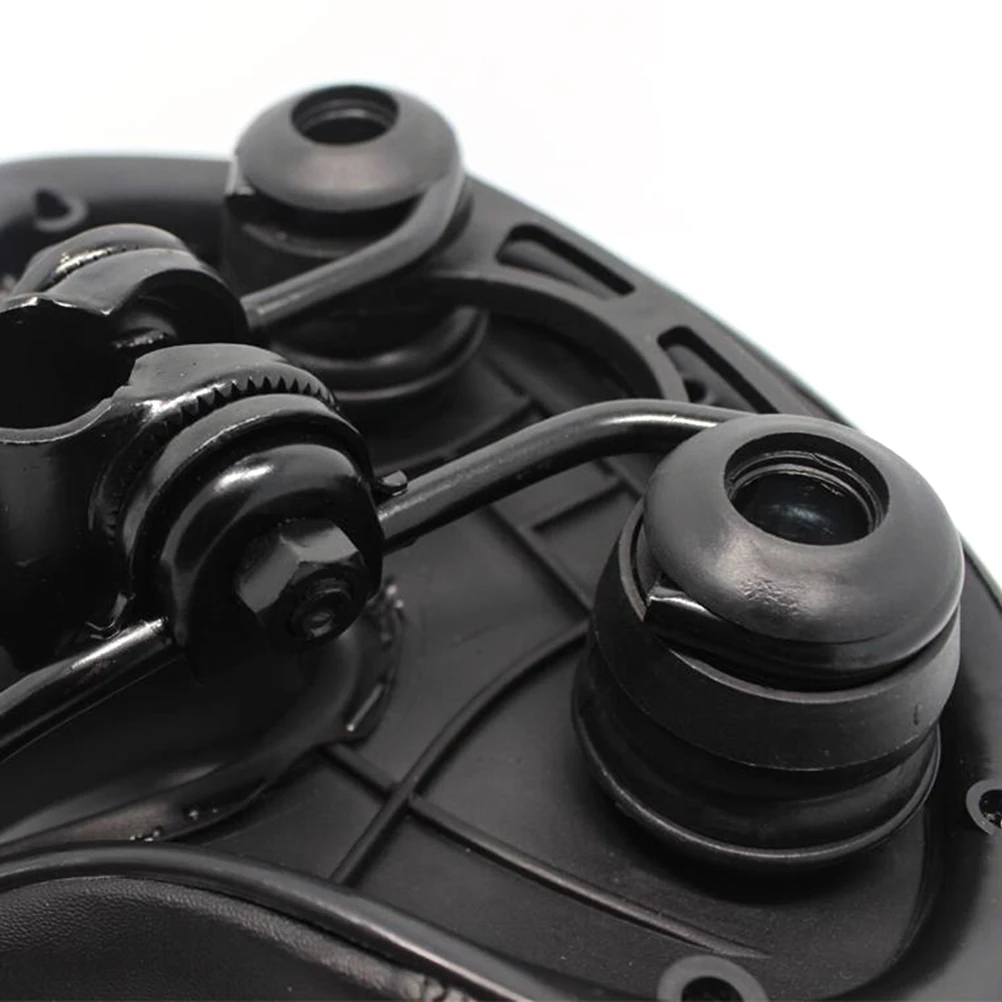 

Electric Bike Saddle Wide Thick Padded Comfortable Seat Dual Spring Suspension High Density Buffer Cushion for Mountain Bike