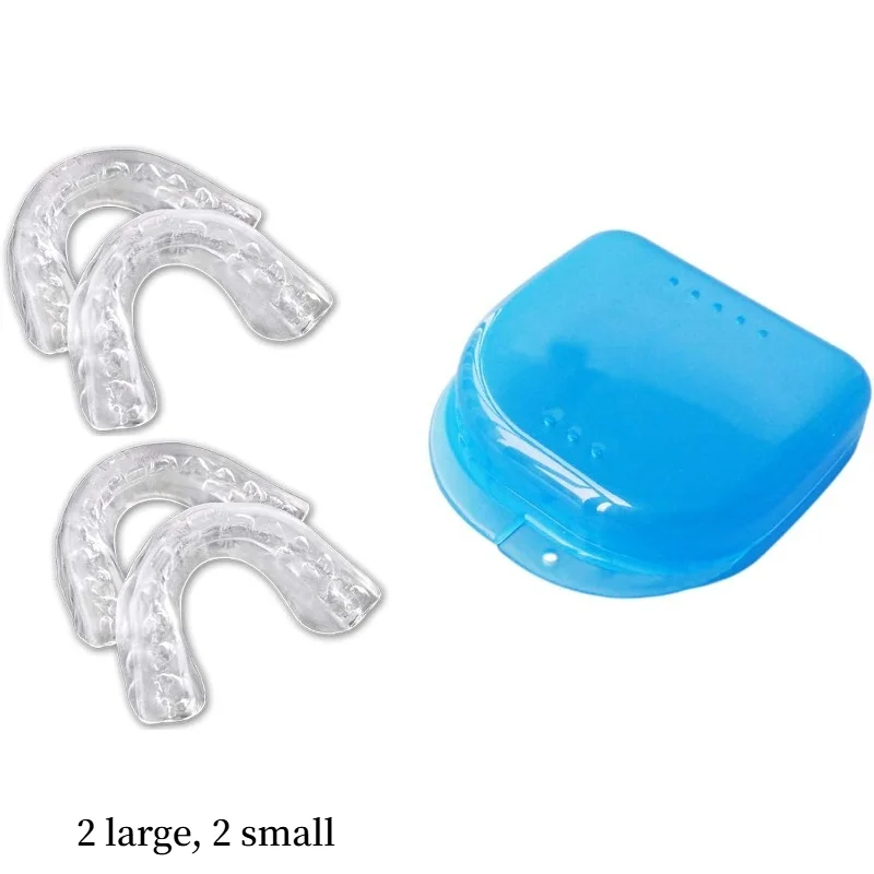 New! For Perfectly to Each Tooth - 4 Trays Teeth Whitening Trays - BPA Free, Thin Moldable Mouth Tray